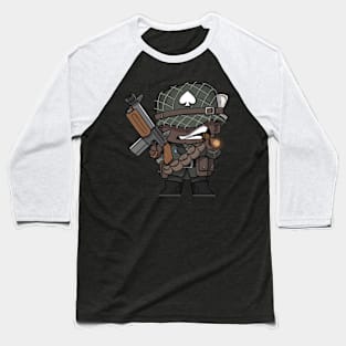 Tiny Hats WWII Assault Trooper Baseball T-Shirt